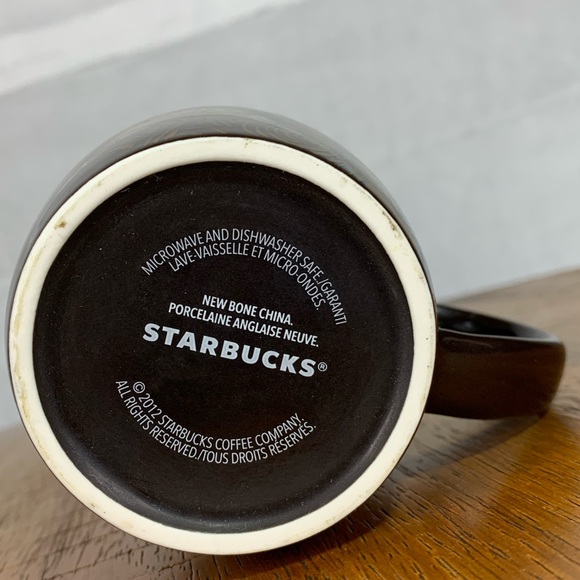 Starbucks Brown Gold 2012 Mermaid Siren Coffee Cup - Picture 7 of 9